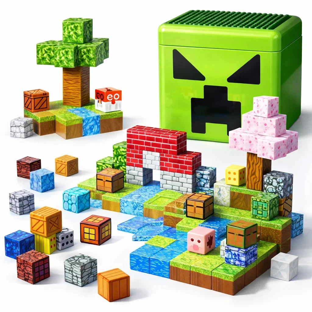 MINECRAFT MAGNETNE MAGIČNE KOCKE